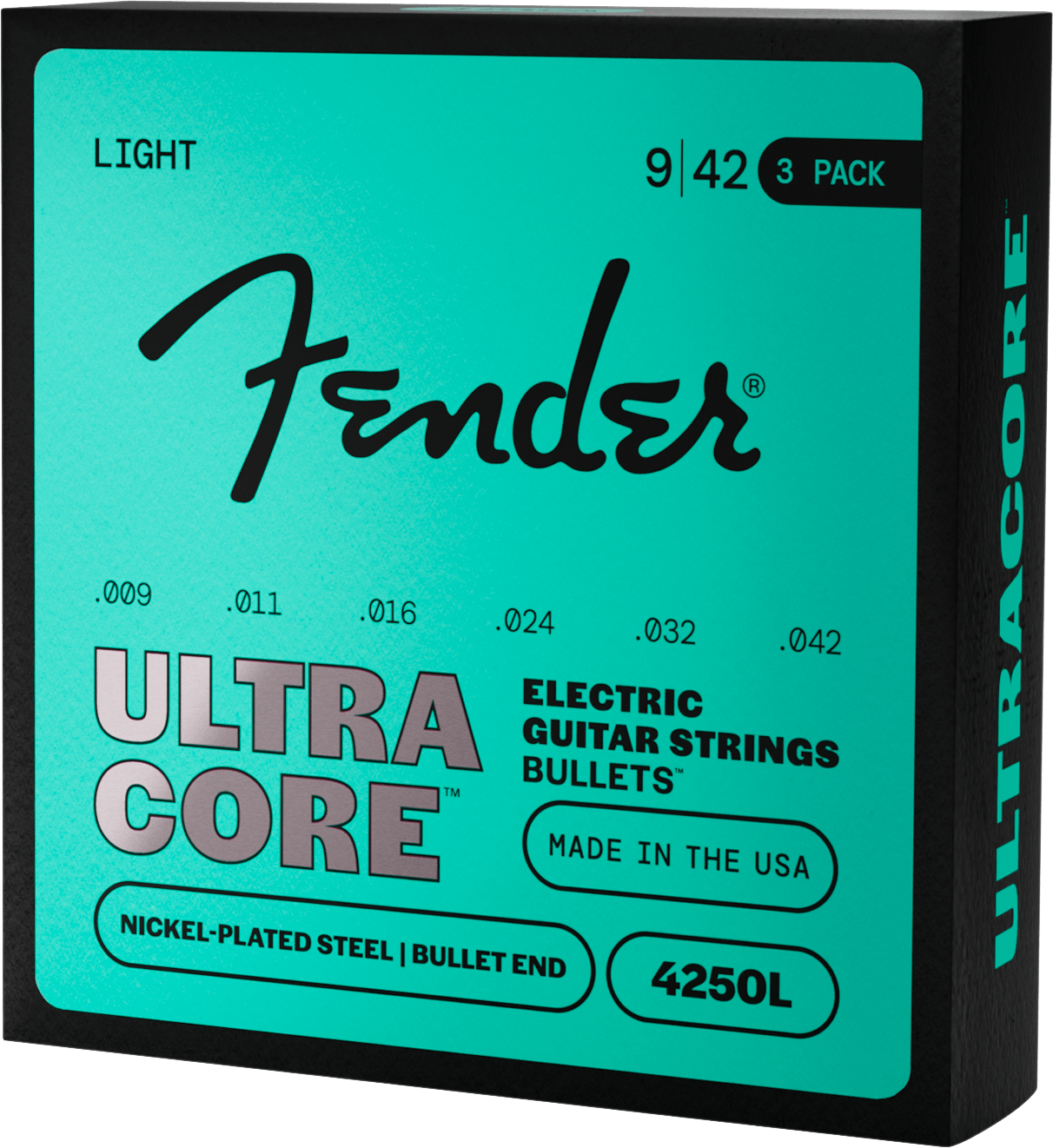 UltraCore™ Bullets™ 4250 Nickel-Plated Steel Guitar Strings (3-Pack)