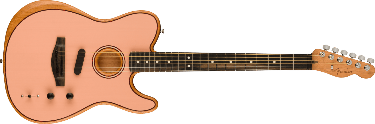 Limited Edition American Acoustasonic® Telecaster®, Shell Pink