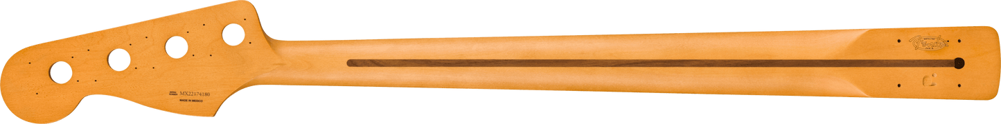 Precision to Jazz Bass Conversion Neck, 20 Med Jumbo Frets, 12" Radius