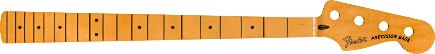 Precision to Jazz Bass Conversion Neck, 20 Med Jumbo Frets, 12" Radius