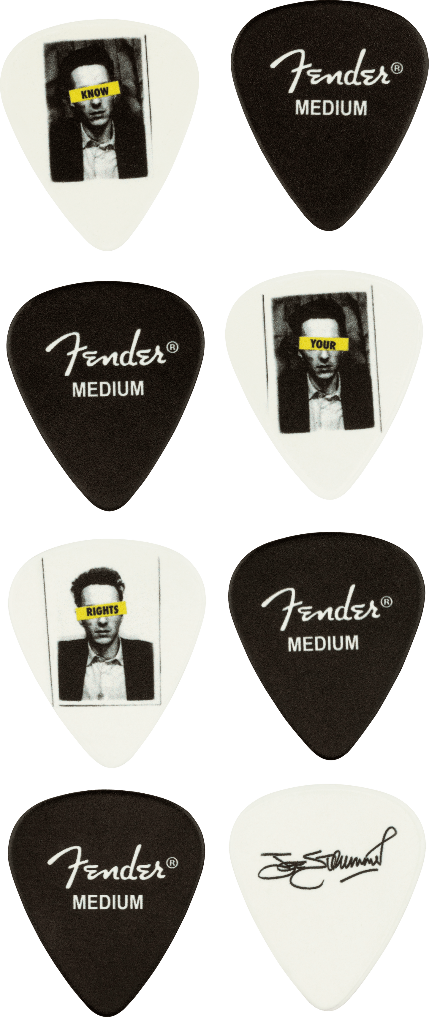 Joe Strummer Pick Tin, Medium - 8 Pack