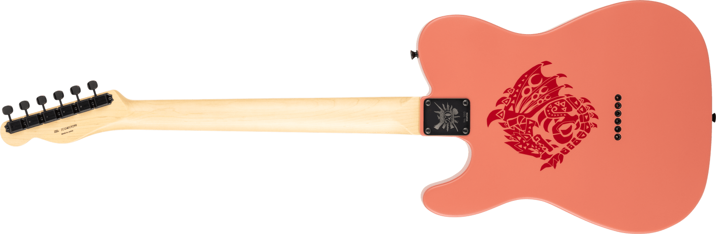 Monster Hunter Rathalos Telecaster®, Rosewood Fingerboard, Rathalos Red